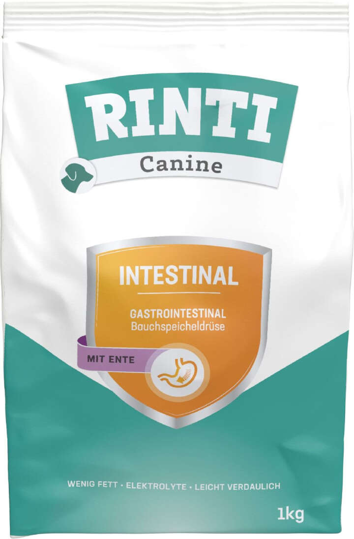RINTI Hunde-Trockenfutter Canine Gastrointestinal mit Ente